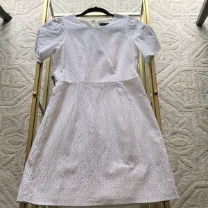 Perfect summer White eyelet J crew dress!!